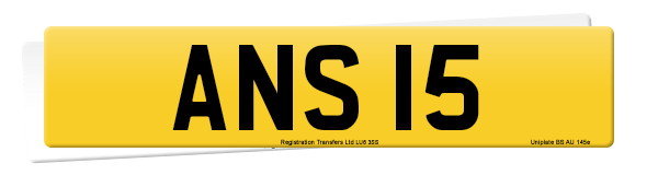 Registration number ANS 15